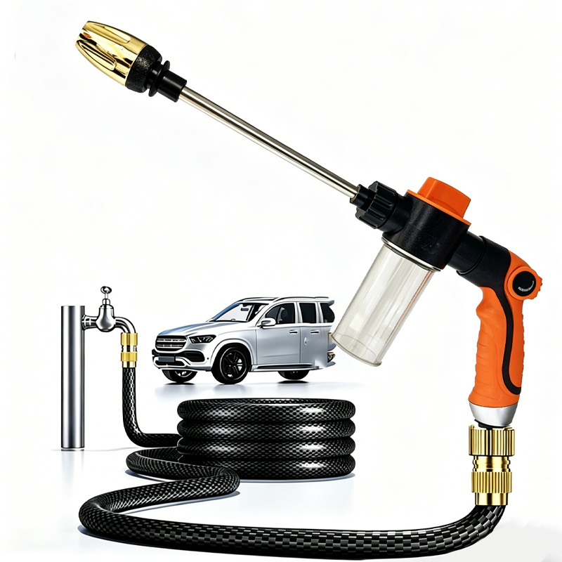 Pressure Washer Foam Gun - ปืนฉีดน้ำแรงดันสูงสำหรับล้างรถ ปี 2026, ทำความสะอาดภายนอกรถบ้าน, ทำความสะอาดด้วยโฟม, หัวฉีดน้ำสำหรับสวน,
