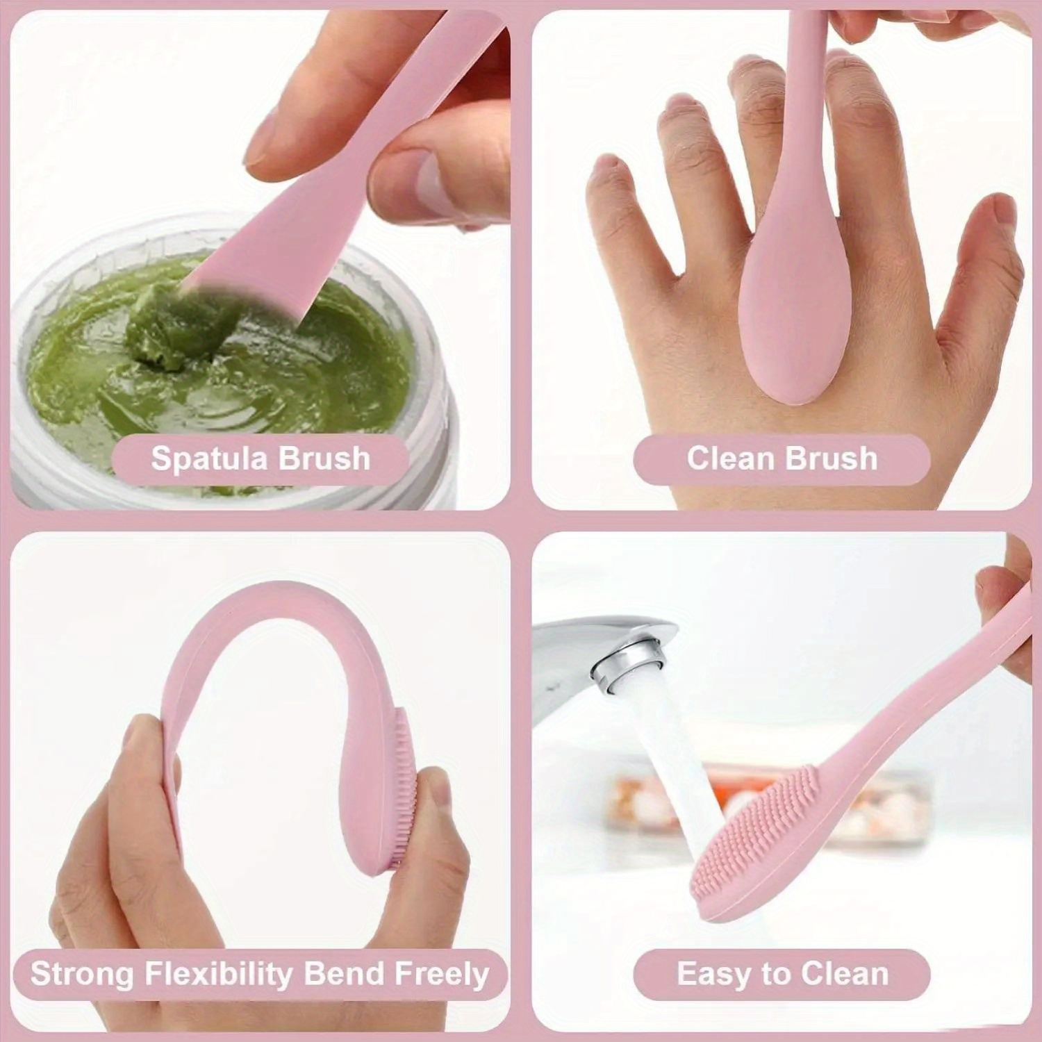 Double HEAD Facial Mask แปรงซิ - Wax Applicator Pad บทวิจารณ์และราคา