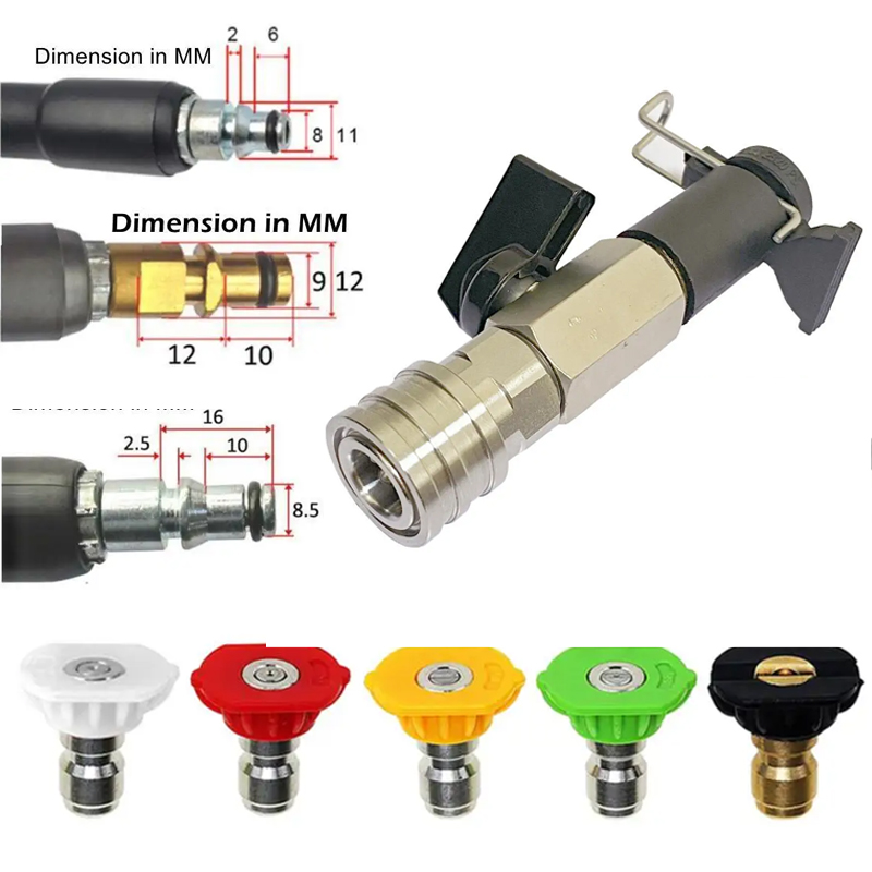 ชุดวาล์วลูกบอลล้างแรงดันสูงแบบ - Pressure Washer Foam Gun บทวิจารณ์และราคา